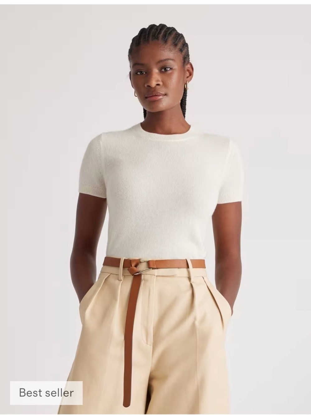 NWT Quince Mongolian Cashmere Tee